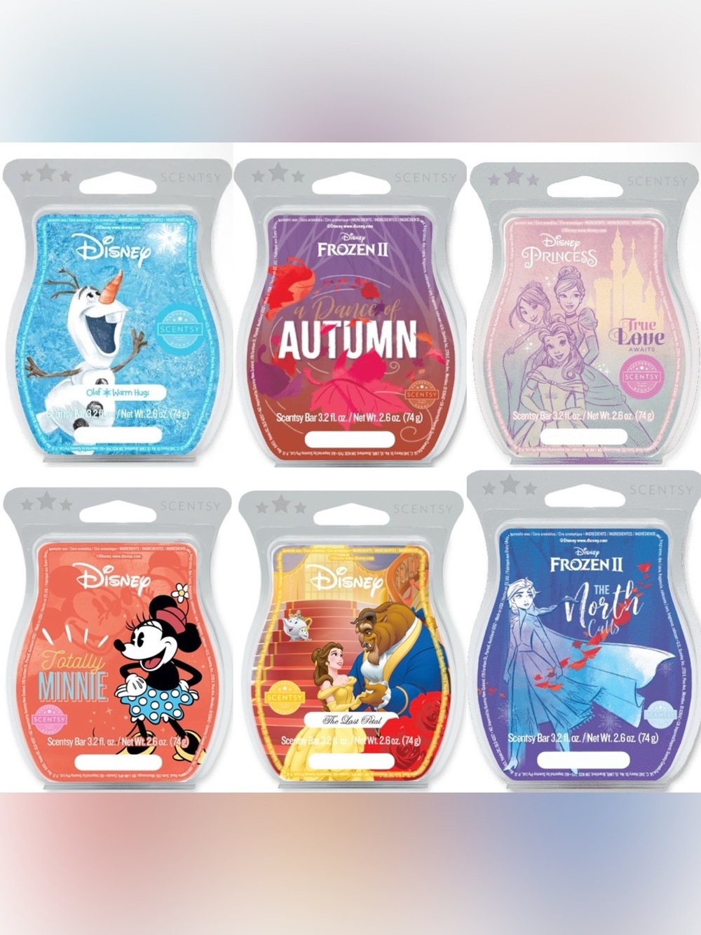 Scentsy Disney Wax Bar Bundle